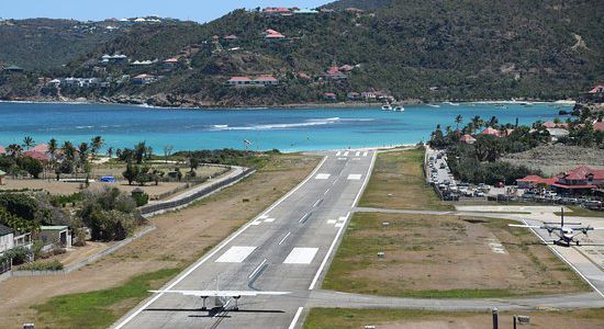 scenic airport runways