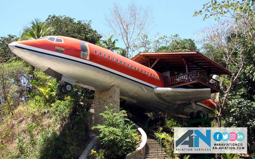 boeing 727 hotel suite jets out of the jungle in costa rica