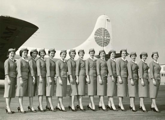 Stewardess or Flight attendant history from 1930s