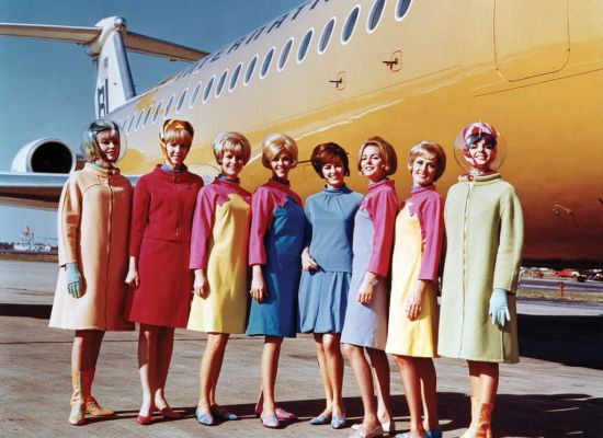 Stewardess or Flight attendant history from 1930s