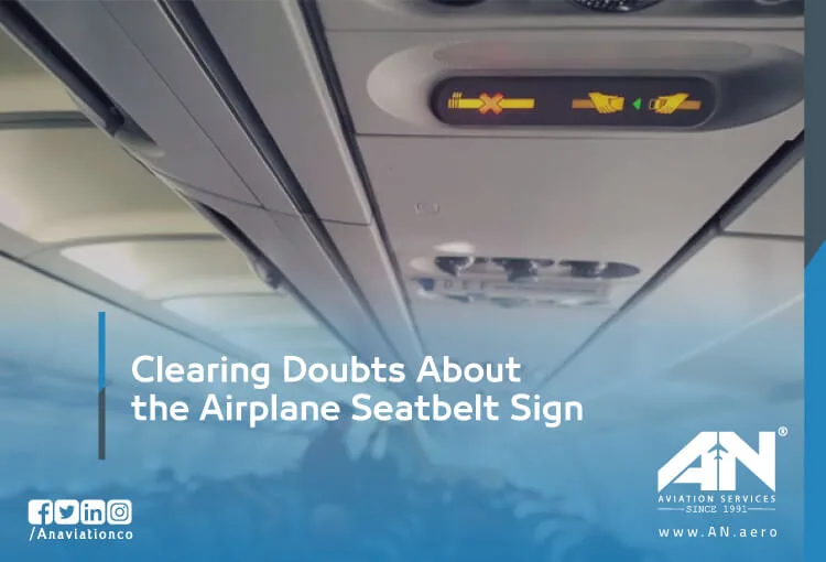 Airplane seatbelt sign