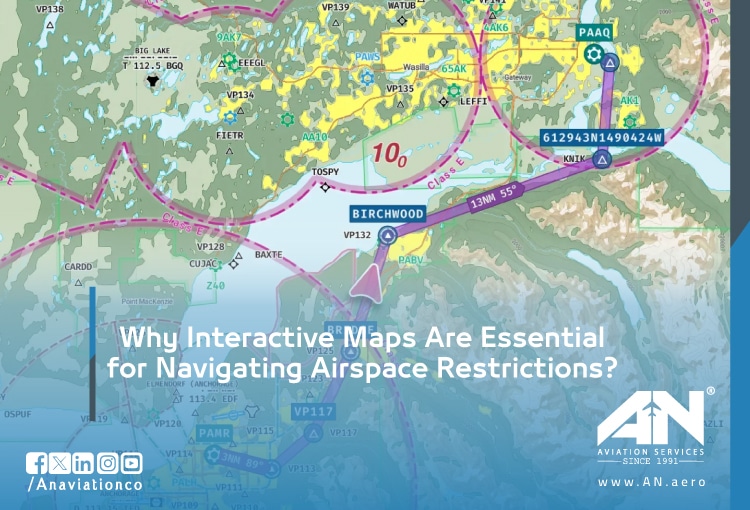 interactive maps for airspace restrictions